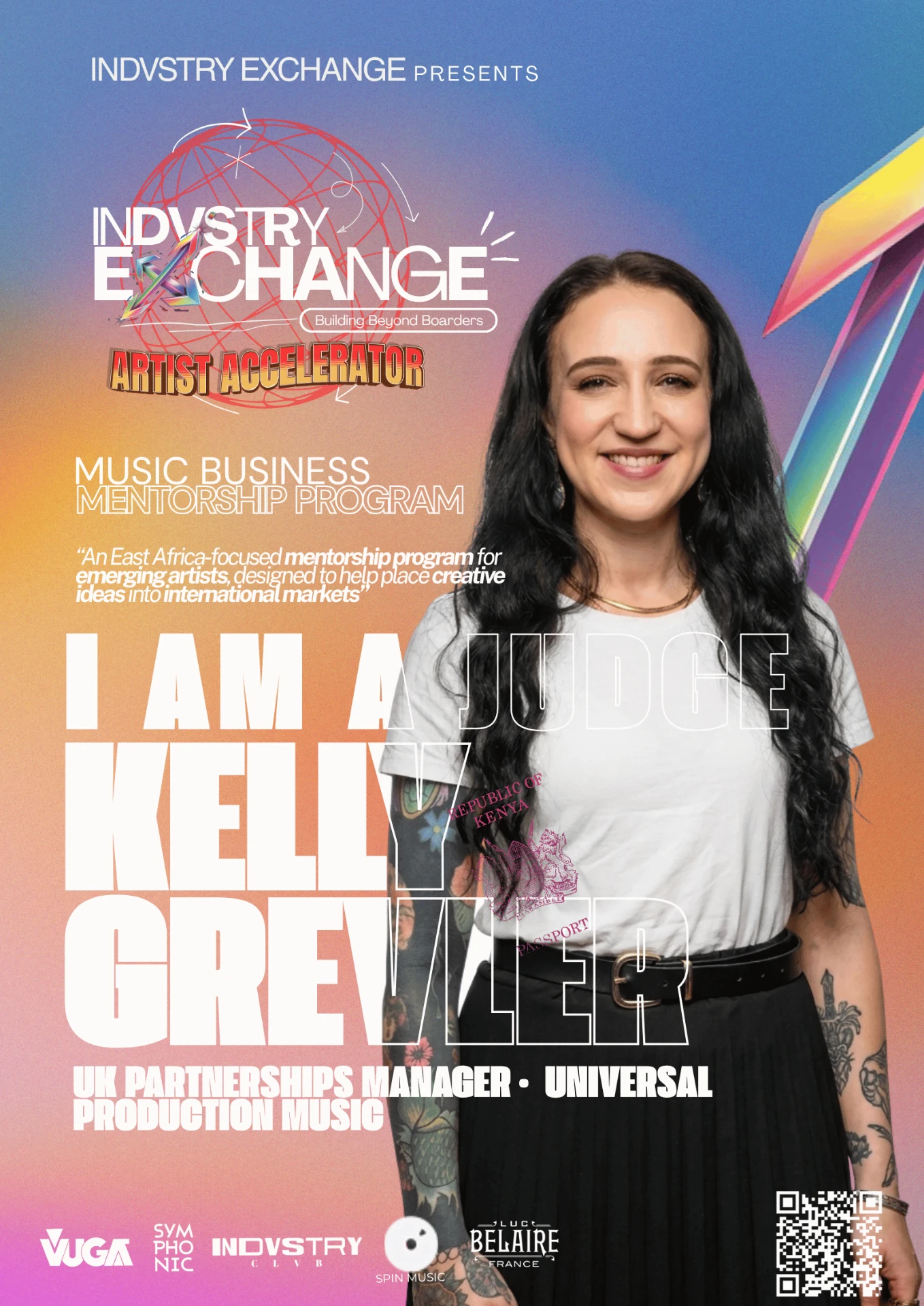 Kelly Grevler Artist Accelerator ID card