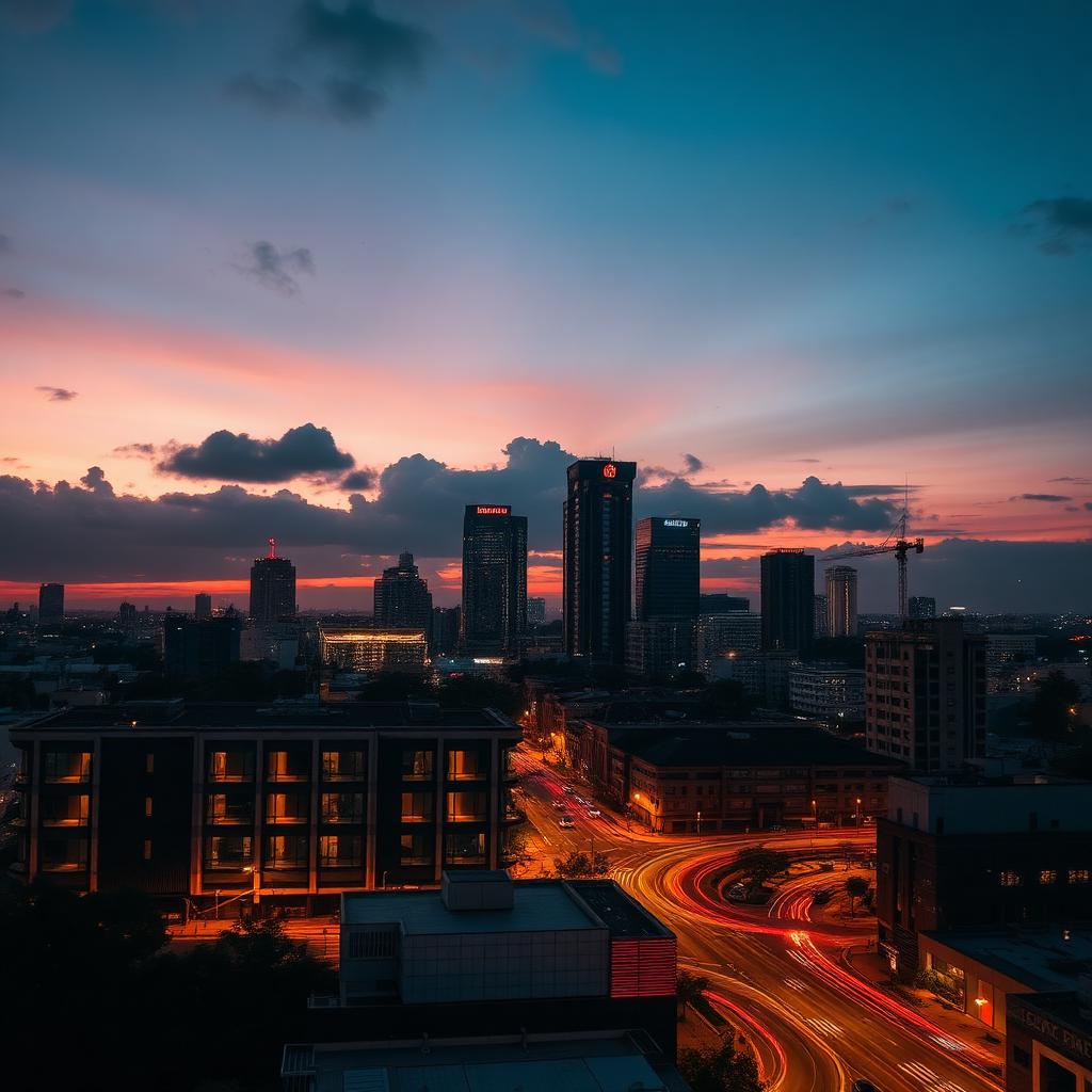 Nairobi at dusk